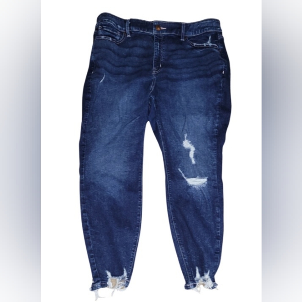 Pre-Loved 20 Lane Bryant Destructed Jeans